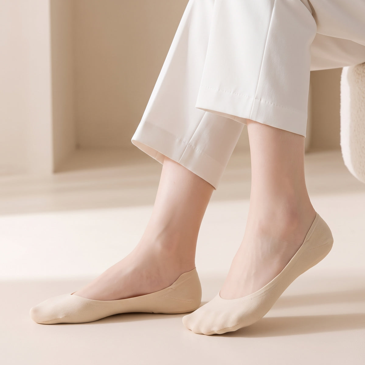 CloudPace™ Cushioned Invisible Socks, 2 Pairs