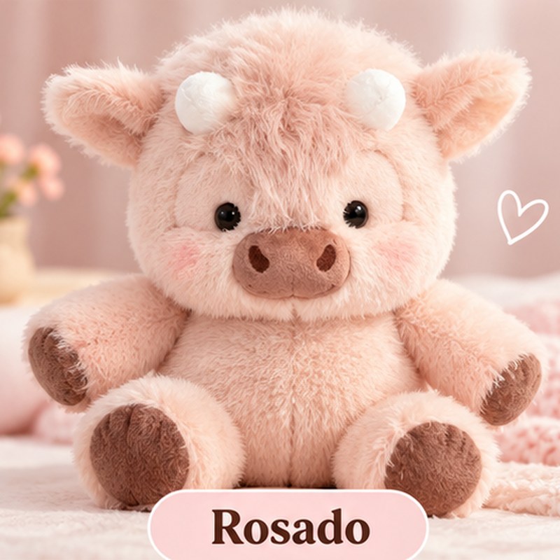 Ternerito Highland color Rosado